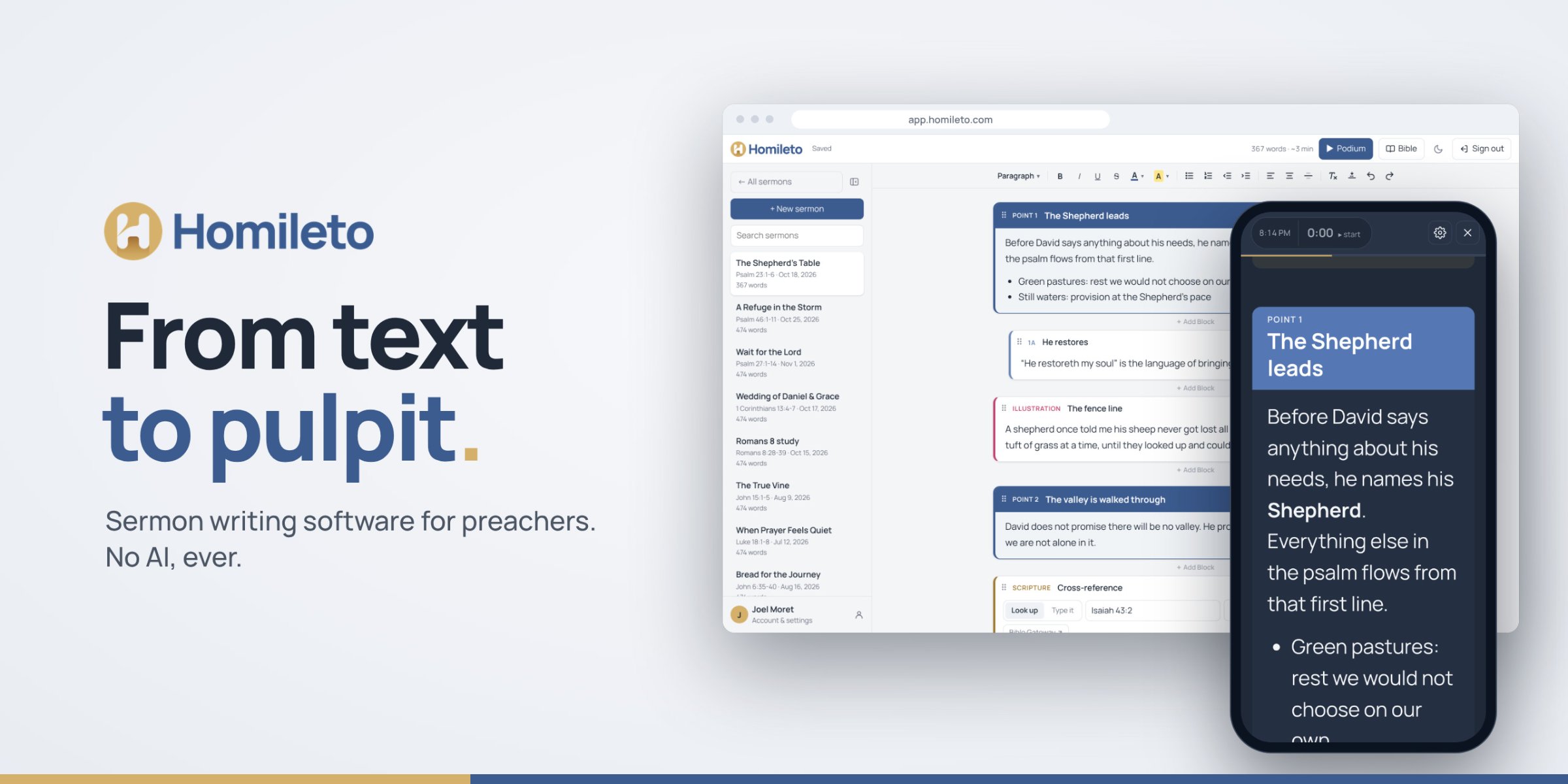 From Text To Pulpit