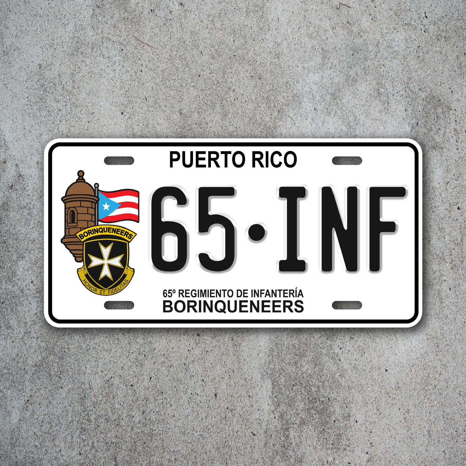Puerto Rico Novelty Plate